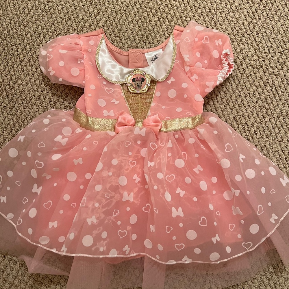 NWOT 12-18M toddler girl Minnie Mouse Halloween Costume in Pink